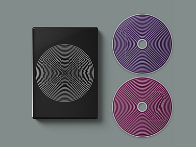 Found Sound (Various Artists - Touched Music) charity compact disc design graphic design minimal music package design typogaphy typography vector