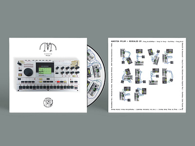 Karsten Pflum: Revealed EP design graphic design music package design