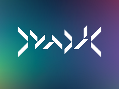 Dyadik >a new record label< abstract branding design graphic design logo minimal music typogaphy vector