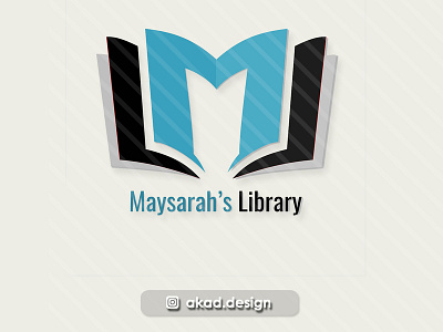 Logo M Library book book art book logo library library graphic design library logo logo logo alphabet m logo
