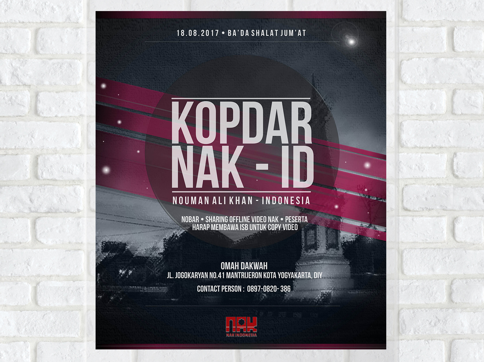 Event Poster By Kharisma Arby On Dribbble