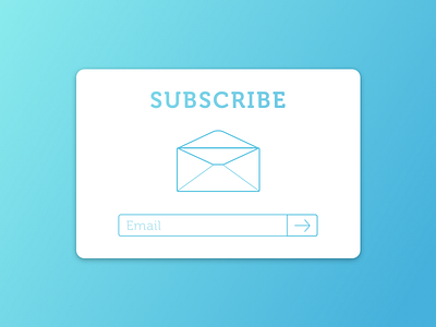 Daily UI #026— Subscribe 026 daily ui dailyui day 026 sketch subscribe ui user interface
