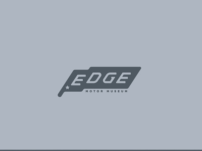 Edge Motor Museum branding cars design edge logo memphis museum