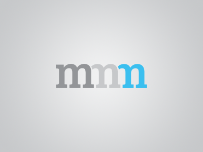 "mmm", Personal logo for makingmymarc branding logo