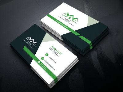 Professional Business Card Design by Nodi Akter on Dribbble