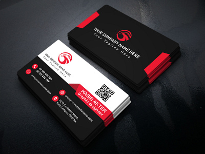 Premium Business Card Design. By Nodi Akter On Dribbble