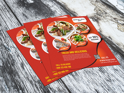 Restaurant flyer Design.