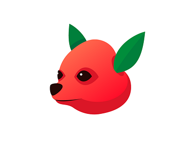 Project Apple Dog design icon illustration logo