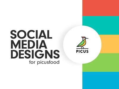Social Media Designs for Picus Food Co. art design illustrator instagram look marketing marketing art photoshop socialmedia