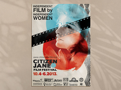 Citizen Jane Film Festival Design 2013 branding design event artwork event branding event design festival festival design festivals film film festival poster print ad