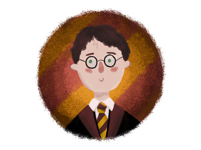 Harry Potter fanart 2d artist 2d character character desing digital art fan art illustration