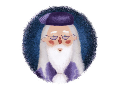 Albus Dumbledore fan-art 2d artist 2d character character desing design digital art fan art illustration