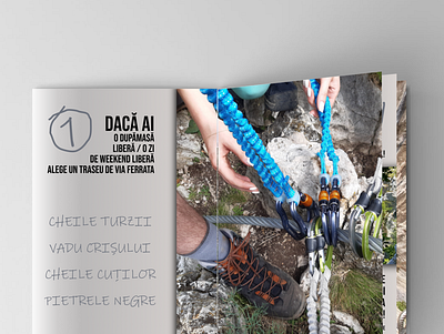 Mockup brochure Via Ferrata