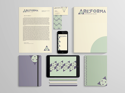 Reforma branding package branding identity logo package