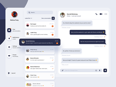 Daily UI #13 - Direct Messaging