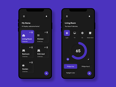 Daily UI #21 - Home Monitoring Dashboard connected devices connected home dailyui dailyui 021 dailyuichallenge dark mode dashboard design home monitoring home monitoring dashboard mobile app mobile app design neuomorphic neuomorphism skeuomorphism ui uidesign uimobile ux uxui