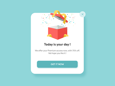 Daily UI #36 - Special Offer