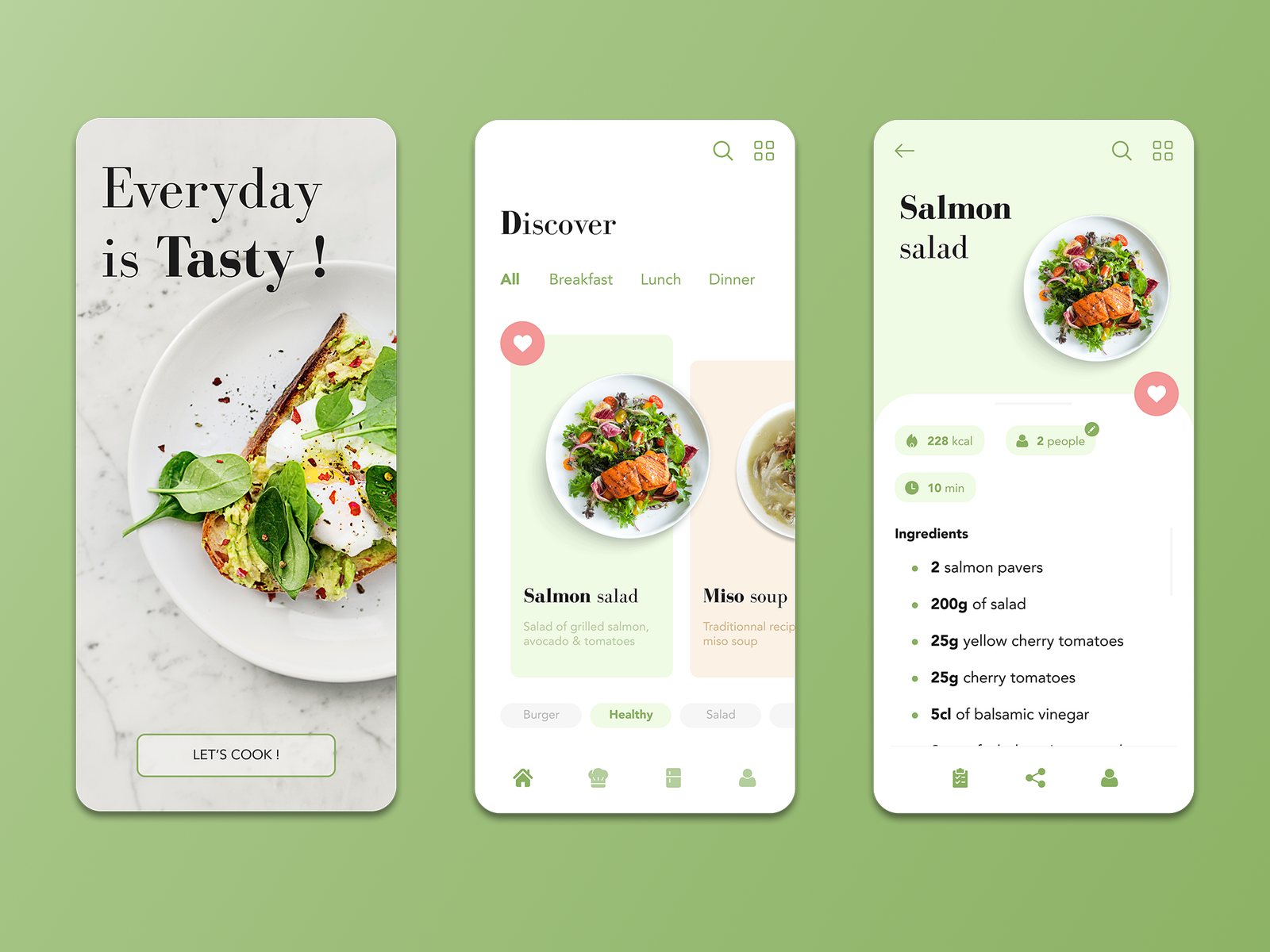 Cooking Food App by Alison Danis on Dribbble