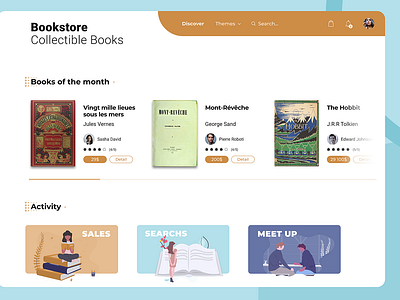 #2 Bookstore web design