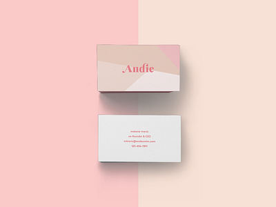 Andie Swim Business Cards andie bathing suit business cards corporate suite fashion luxury print design stationery swim swimsuit swimwear