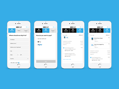 Cart & Checkout for Bark gui ios mobile product design prototype ui ux