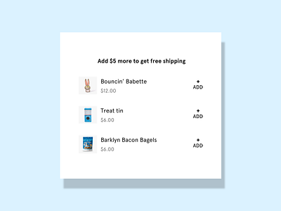 Cart & Checkout for Bark gui ios mobile product design prototype ui ux