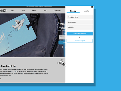 Cart & Checkout for Bark product design responsive ui ux web web design