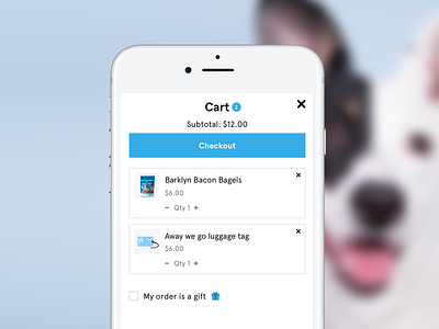 cart & Checkout for Bark cart checkout ios mobile product design responsive ui ux web web design