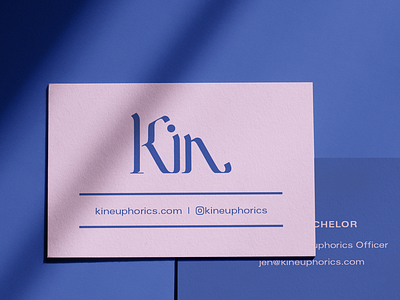 Kin Euphorics collateral beverage business card collateral euphorics kin kin euphorics print print design