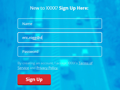 Simple Sign Up Form