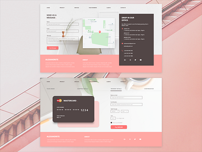 Payment Design Web View design flat minimal typography ui ux web website