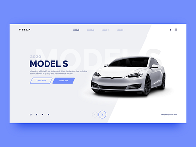 Cars - Web Landing Page app design branding car design cars design flat interaction design interface landing page minimal typography ui ux web website