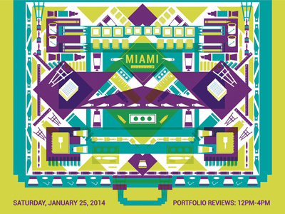 National Portfolio Day Poster 2014 Miami