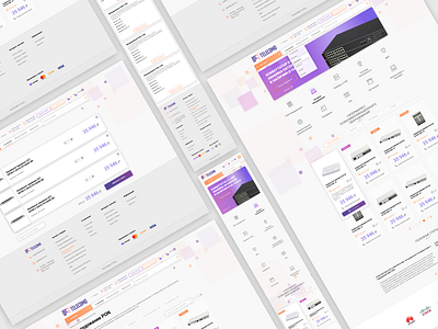 Telecomo design ui ux web