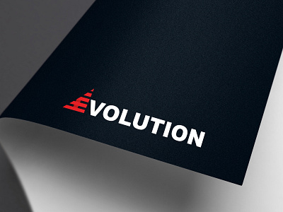 EVOLUTION design logo minimal vector
