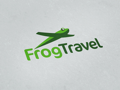 Frog Travel branding design illustration logo minimal vector