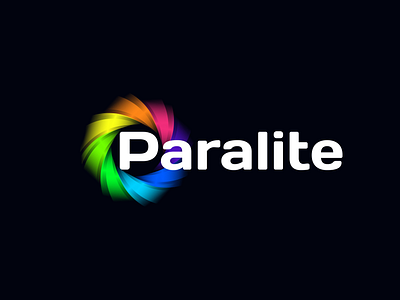 Paralite branding illustration logo minimal vector