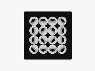 abstract circles abstract black circles design grain illustration illustration art merging pattern square vector white