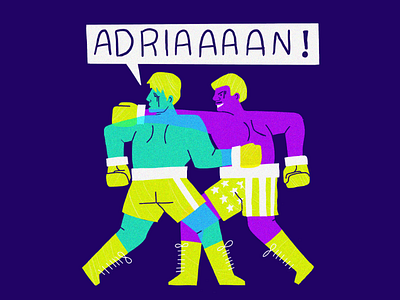 Adriaaaaaan! box illustration ilustración movie