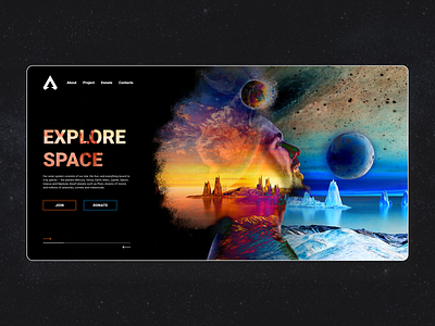Explore Space creativity design desktop explore ideas space spaceman ui ui ux ui design uidesign uiux ux ux ui ux design uxdesign uxui uxui design uxuidesign web