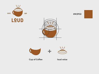 Loud Logo Design branding design logo logodesign minimal minimalist minimalist logo