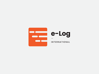e-Log International branding design illustration logo logodesign minimal minimalist minimalist logo