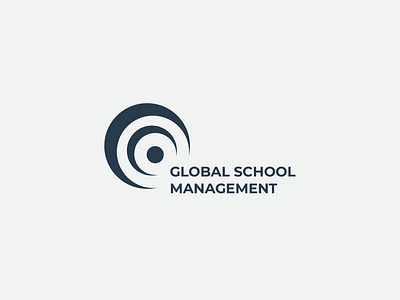Global School Management branding design logo logodesign minimal minimalist minimalist logo