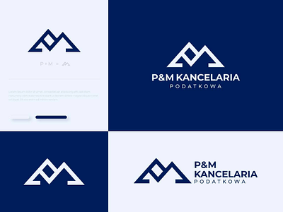 P&M Kancelaria logo design agency logoagency logodesign logodesigner logofirmypoznan studio taxlogo typography