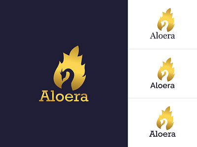 Aloera agency beauty product creative design logo logodesigner studio type typography