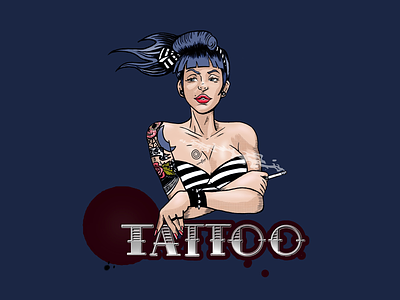 Tattoo Girl art illustration poland poznan tattoo