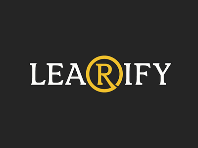 Learify branding branding agency designer graphic design logo logodesigner logofirmy poland poznan typography