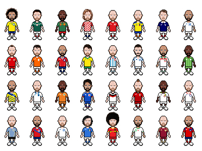 World Cup avatar personal pixel worldcup