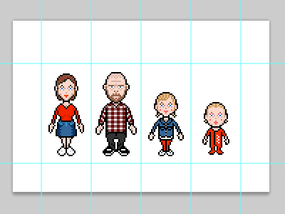 Family Update avatar family personal pixel