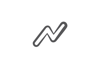 N Monogram, one color logo monogram n wip